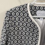 Carolina belle Montreal Open Front Tweed Fringe Long Blazer Jacket Size XL Photo 3