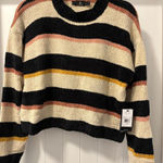 Volcom  Madame Shady NWT Cropped Sweater Size Medium Photo 0