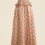 J.Crew  Ravenna dress in sunset rose block-print ramie Photo 0