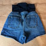 Isabel Maternity Maternity Midi Isabel Shorts Denim Photo 1