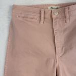 Madewell Sz 27 Emmett Wide Leg Crop Pants In Pink Oyster High Rise Stretch Twill Photo 6
