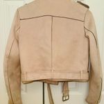 ZARA Pink Faux Leather Jacket Photo 1