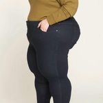 Universal Standard Mid Rise Skinny Seine Jeans in Distressed Black Photo 0