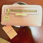 Juicy Couture Deboss Word Play Zip Around Wallet Dusty Blush Photo 4