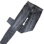 NWT Mother Seamed Swooner Skimp in Train Stops Stretch Skinny Jeans 28 Black Photo 0