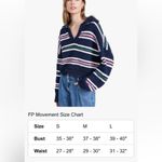 Free People  Kennedy Striped Pullover Sweater | New With Tags Size Medium Photo 2