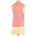 We The Free  Pink Heathered Cowl Neck Sweater Sleeveless Womens S Beachy Photo 1