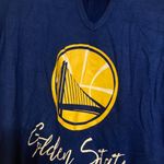 Nba Golden State Warriors T Shirt Gameday Couture Short Sleeve Blue Small Keyhole Photo 1