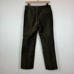 J. McLaughlin Pants Women's 6 Olive Green Corduroy Straight Leg Trousers Classic Photo 3