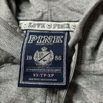 PINK - Victoria's Secret Y2k vintage VS pink velour sparkle heart hoodie xs Photo 6