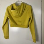 Alphalete Yellow cropped pullover hoodie hooded sweatshirt size XS Photo 6