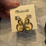 Madewell NEW!  Looped Tube Large Hoop Earrings Photo 2