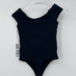 Everlane Off The Shoulder Bodysuit in Black Size XXS NWT Photo 4