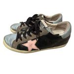 Golden Goose Women's  Sneakers Size 8 Black Blue Pink Photo 2