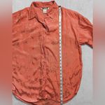 Okief & Okief Coral Floral Silk Blend Button Photo 6