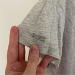 PINK - Victoria's Secret PINK VS VICTORIA'S SECRET Girlfriend Short Sleeve Cropped Tee Oatmeal Hearts L Photo 8