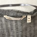 Soft Surroundings Gray Knit Open Cardigan Sweater Photo 5