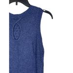 Moth Anthropologie Women Vest Sweater Tank Top Layered Keyhole Knit Blue XS Photo 6