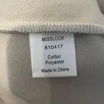 Misslook Long Jacket L/XL Whimsical Floral Tree Branch Beige Fall Trench Coat Brown Photo 4