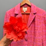 St. John Couture Pink Blazer with Flower Brooch 10 / M Photo 1