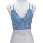 Anemone  Lace Bralette Blue Size XXL Festival Hippie Coastal Boho Summer Casual Photo 0