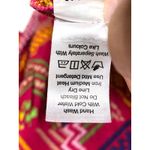 Sangria Pink Babydoll Formal Short Kurti Faux Wrap Tunic XL Boho Peasant Hippie Photo 7