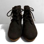 Dr. Scholls black faux suede wedge ankle booties Photo 8