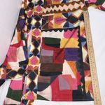 Soft Surroundings Margot Open Front Cardigan Kimono Geo Satin Art to Wear S/M Photo 12