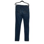 7 For All Mankind  Women's Blue Dark Wash Roxanne Mid Rise Slim Leg Jeans Size 30 Photo 3