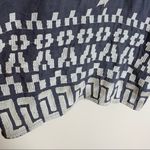 Johnny Was  Dark Gray White Embroidered Linen Vest Photo 7