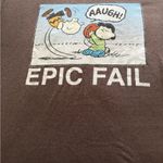 Lot 3 Snoopy Charlie Brown Crew Neck Graphic T~Shirts Short Sleeve Sz Large Multiple Photo 6