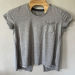 Outdoor Research TShirt Open Split Back Activewear Top Pocket Gray Womens Medium Photo 0