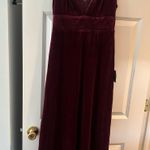 Lulus  Maroon Velvet Dress Photo 1