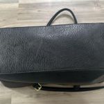 Bueno  Black leather tote bag with gold hardware #leatherbag Photo 1