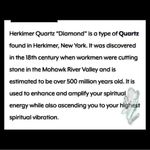 Natural Herkimer Diamond Sterling Silver Ring Size 6 Silver Photo 3