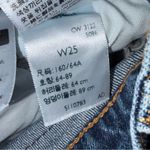 Levi's Levi’s 501 Original Fit High Rise Cutoff Distressed Denim Jean Shorts size 25 Photo 5