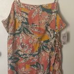 Nine West Women's Faux Wrap Mini Dress Multicolor Size XXL NWT Photo 2