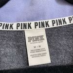 PINK - Victoria's Secret  Lavender Gray 1/4th Zip Pullover Sweater, S/M Photo 3