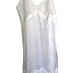 Vintage Lace Floral Slip Dress White Size L Photo 0