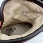 FREEBIRD by Steven Shine Boots Dark Brown Leather Ankle Boots Woven Aztec Photo 2