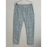 BEVY FLOG SHELY‎ AQUA SNAKE PANTS size 29 Blue Photo 3