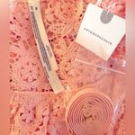 Anthropologie  Strapless Pink Crochet Lace Top Size XL NEW Coquette Fairycore Photo 6