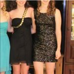 Amber Blue  Black Sequin Dress Photo 6