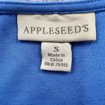 Appleseed's Better Than Basic Knit Lounger Dress Blue Small Comfy‎ Lagenlook Photo 2
