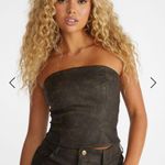 Shoedazzle Faux Leather Corset Photo 0