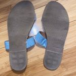 Old Navy NEW Sandals Blue/White Stripes and Jeans Texture Size 9 Photo 2