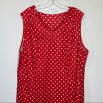 By Yakko Polka Dot‎ Dress Red Size L Photo 3