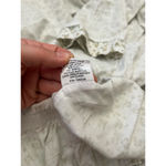 Hatch The Lucy Womens White Green Ruffle Floral V Photo 12