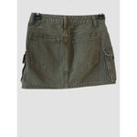 SheIn EZwear Women's Summer Solid Color Cargo Denim Skirt Army Green Size XS 2 Photo 2