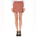 Free People NWT  Feelin' Fresh Faux-Leather Mini Skirt Photo 1